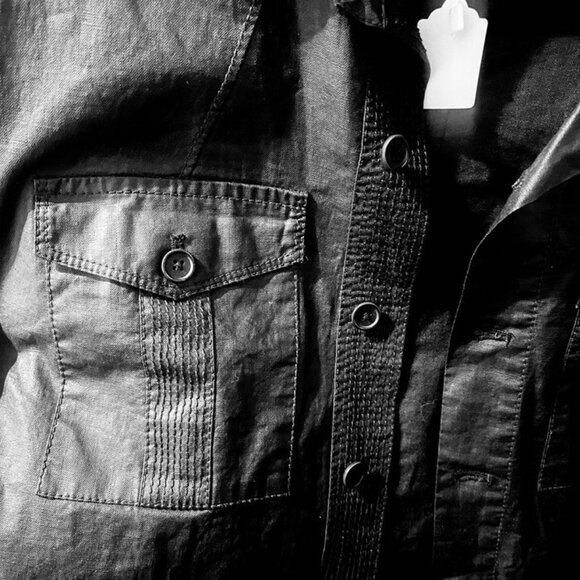 John Varvatos USA mens lightweight blazer jacket coated linen - Picture 8 of 8